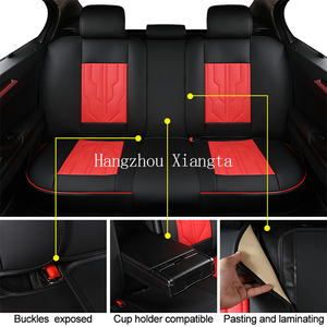 Housse de siège de voiture Offre Spéciale 2023 en cuir, Design de mode universel personnalisé 9D coussins de siège de voiture 13 pièces pour voitures - Product Image 3