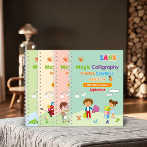 Libro mágico hundido ruso, encuadernado en espiral, aprendizaje educativo, cuadernos <span class=keywords><strong>de</strong></span> escritura a mano, cubierta <span class=keywords><strong>de</strong></span> papel <span class=keywords><strong>de</strong></span> regalo para niños - Product Image 1