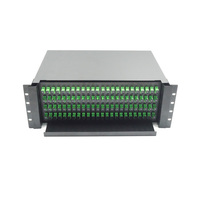 Panel Patch Fiber Optik Rak Mount 4U 96 Port Berkualitas Tinggi ODF SC APC SX ODF Rangka Distribusi Serat Optik Jaringan