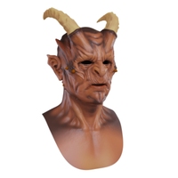 Masque masculin réaliste en silicone, couvre-chef animal, masque de tête de dragon, gants en silicone, griffes, costume d'Halloween, masques de fête