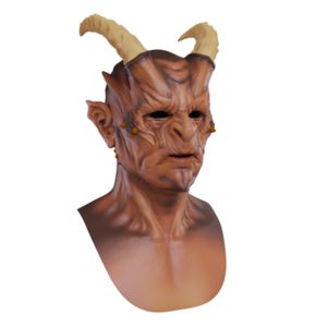 Masque masculin réaliste en silicone, couvre-chef animal, masque de tête de <span class=keywords><strong>dragon</strong></span>, gants en silicone, griffes, costume d'Halloween, masques de fête - Product Image 3