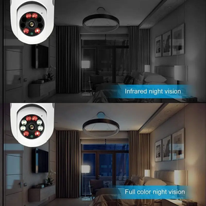 <span class=keywords><strong>Caméra</strong></span> IP Wi-Fi panoramique 360° E27 Full HD 720p avec support <span class=keywords><strong>de</strong></span> lampe et fonction PTZ, idéale pour la vidéosurveillance en gros à prix abordable - Product Image 5