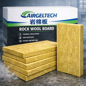 Panneau de laine de roche, densité 110 kg/m3, épaisseur 50 mm, panneau d'<span class=keywords><strong>isolation</strong></span> thermique et acoustique incombustible A1 pour la construction - Product Image 1
