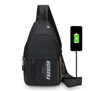 Bolso de Pecho para Hombre, Bandolera Multifuncional, Transpirable, Resistente al Desgaste, Color Sólido, Primavera 2026, Gris, Negro, Azul, Verde - Product Image 3