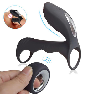 Anillo Vibrador de Silicona Recargable con Control Remoto para Agrandamiento del Pene, Juguete Sexual Electrónico para Parejas, Éxito de Ventas en Amazon - Product Image 2