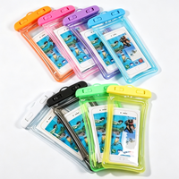 Borsa Impermeabile per Cellulare in PVC Monocolore, Popolare per Sport all'Aperto, con Chiusura Ermetica e Design Cartoon