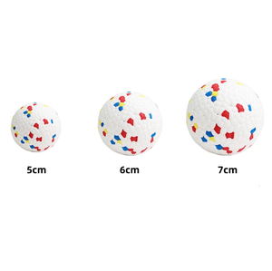 Palla galleggiante per cani, giocattolo da masticare leggero e ecologico, realizzata in materiale ETPU e PU per masticatori aggressivi - Product Image 3