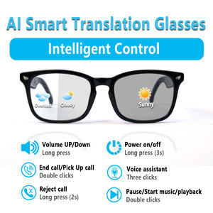 Gafas Inteligentes Multifuncionales con Traducción en Tiempo Real, Llamadas HD y Reproducción de Música, Carga Magnética, Control Táctil y por Aplicación - Product Image 2