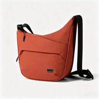 Sac bandoulière tendance pour femme, imperméable en nylon, multi-poches, sac messager de voyage