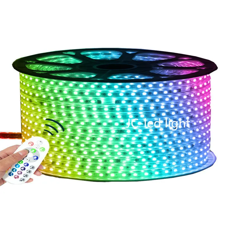 Architecturale Buitenverlichting Rgb Exterieur 2835 Buigbare Led Strip 240V 230V Rgb Exterieur Led Strip Verlichting