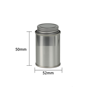 Металлический чай, кофейный порошок, упаковка для специй, пустая круглая жестяная коробка для специй с крышкой, жестяная банка от производителя - Product Image 4