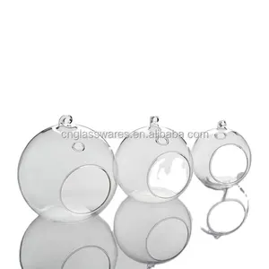 Bolas de cristal colgantes para decoración de boda, candelabro de cristal, soporte de globo