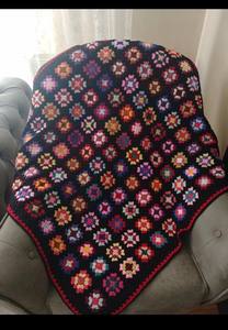 Manta <span class=keywords><strong>de</strong></span> <span class=keywords><strong>ganchillo</strong></span> suave para sofá, cubrecama cuadrado <span class=keywords><strong>de</strong></span> la abuela, <span class=keywords><strong>de</strong></span> punto <span class=keywords><strong>de</strong></span> retales, W5302, novedad <span class=keywords><strong>de</strong></span> 2023 - Product Image 3