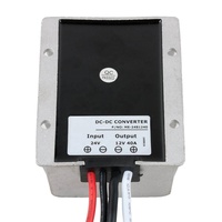 Convertisseur de tension abaisseur étanche Apex PAX-24-12 DC 24V 12V 40A 480W auto-refroidi ROSH pour monophasé