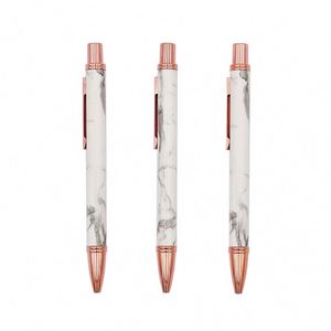 Cute Custom Metal Ballpoint <b>Pen</b> with Marble Texture Customizable Logo/Color Black/<b>Multi</b>-<b>Colored</b> Ink Wedding Signature Gift - Product Image 1