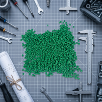 Granulés de plastique PP de qualité industrielle, pellets de polypropylène pour le moulage par injection, les contenants d'emballage et les produits industriels
