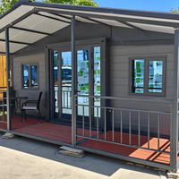 Maison préfabriquée modulaire moderne à énergie solaire avec 3 chambres, légère, écologique, pour utilisation en parc, prix d'usine