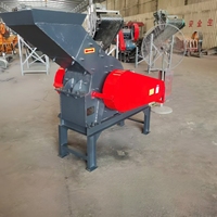 Concasseur à marteaux portable, prix compétitif, adapté aux déchets de construction et aux usines de traitement de la brique.