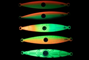 Nouveau 120G 150G 200G 250G pêche en mer vitesse légère couteau coulé poisson plaque de fer appât UV lumineux appâts de pêche en mer - Product Image 4