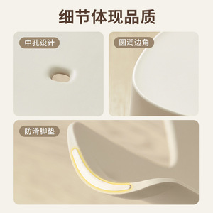 Thickened Plastic <b>Stool</b> Stackable Non Slip Home <b>Bathroom</b> Living Room Kindergarten Small <b>Stool</b> Minimalist Design PP Material - Product Image 3