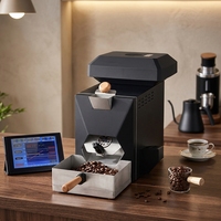 Machine à torréfier le café électrique Akimita Skywalker Cubean Plus 2ème génération, contrôle intelligent par application, usage domestique, en acier inoxydable