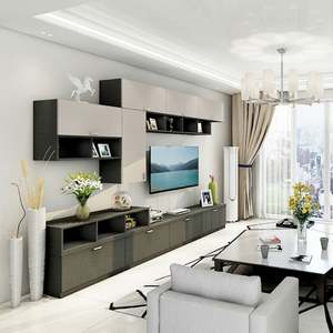 Meuble TV moderne de luxe, support durable et élégant pour centre de divertissement, apparence unique - Product Image 1