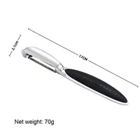 Couteau à éplucher les fruits manuel multifonctionnel Portable en acier plastique Outil de cuisine ménager avec poignée pratique Design Wholesale
