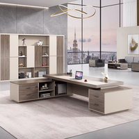 Vente en gros de meubles commerciaux d'usine Gestionnaire de bureau Table de direction Mobilier de direction moderne Bureau design