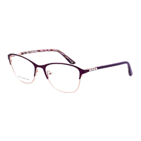 Lunettes demi-montures de verres freim, Non correcteurs, en diamant, monture de lunettes pour fille