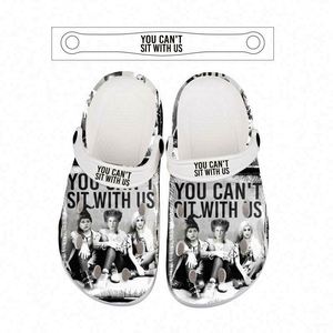 Hellosport-Sandalias <span class=keywords><strong>de</strong></span> <span class=keywords><strong>zuecos</strong></span> con diseño personalizado para hombre y mujer, zapatos <span class=keywords><strong>de</strong></span> zueco personalizados en color blanco y negro Eva, <span class=keywords><strong>zuecos</strong></span> estampados Unisex para jardinería - Product Image 6