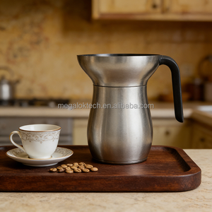 Tetera de Acero Inoxidable con Colador Incorporado, Tetera Tradicional para Preparar Té Masala, Tetera para Té con Leche para el Hogar, la Cocina y Cafeterías - Product Image 4