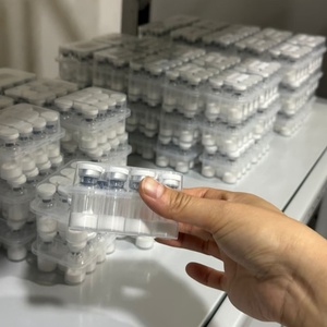 Suministro del Fabricante: Polvo Liofilizado de Péptidos GHK-CU AHK-Cu CAS 682809-81-0 99% Materia Prima Cosmética - Product Image 1