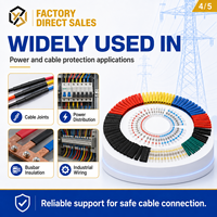 Tube thermorétractable en PE, isolant électrique étanche pour applications basse tension