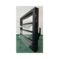 Auvent en aluminium imperméable de ventilation de profil de conception avec la moustiquaire