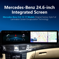 Penhui para mercedes-benz pantalla doble de 24,6 pulgadas Android 13 Radio de coche REPRODUCTOR DE DVD pantalla DSP Audio Video