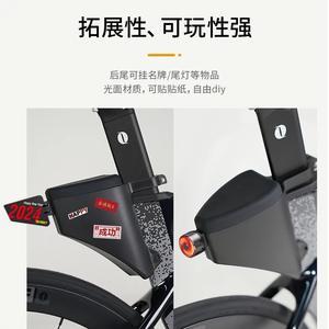 Bolsa Trasera para Bicicleta de Carretera Java Joyvio, Negra, en Forma de Lágrima, Carcasa Rígida, Almacenamiento en el Poste del Asiento, Bolsa para Sillín de Bicicleta, Correa Ajustable - Product Image 4