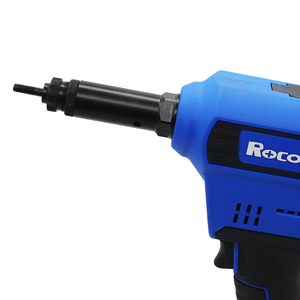Pistola de tuerca de remache de batería de litio, potente remachadora de fuerza de tracción inalámbrica, pantalla LCD de carga rápida con función de conteo de remache - Product Image 3