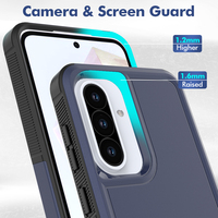 Étui de protection robuste pour Samsung Galaxy A08 A07 4G A18 A17 5G A26 A27 A37 A36 A56 A57 A54 A16 A06, cadre en TPU, coque en plastique rigide