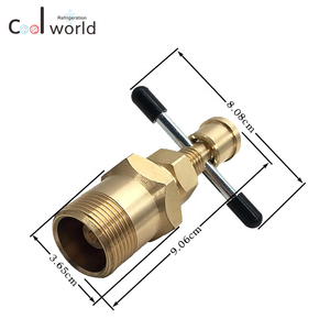 Extracteur de tuyaux en laiton massif de 15 mm et 22 mm, adaptateur <span class=keywords><strong>pour</strong></span> démontage de tuyaux filetés, outil de démontage, accessoires de voiture en <span class=keywords><strong>cuivre</strong></span> massif - Product Image 2