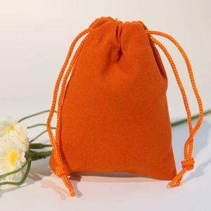 High Quality Lightweight Washable Velvet Jewelry Gift <b>Storage</b> Pouch Custom Drawstring Multi Colors Gift Bag for <b>Earrings</b> Rings - Product Image 5