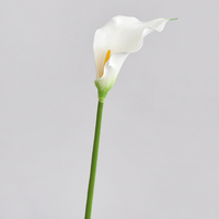 Prix d'usine, grande taille, fleurs artificielles Calla Lily en EVA, effet réaliste, Calla Lily pour décoration de centre de table