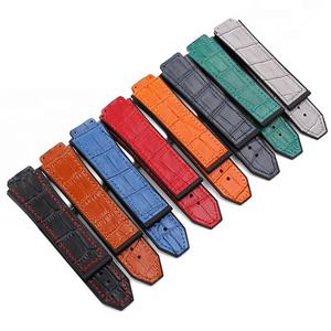 Cinturino in gomma di lusso multicolore in silicone 25mm per orologio in <span class=keywords><strong>pelle</strong></span> Hublot cinturino - Product Image 2