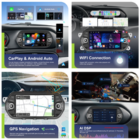 Hikity pour FIAT TIPO EGEA 2015 2016 2017 4 + 64G 7 ''Android autoradio sans fil Carplay/Android Auto WiFi/GPS Autoradio OEM ODM