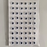 Autocollants pour yeux mobiles pour jouets, en vinyle, souples, éducatifs, avec styles.