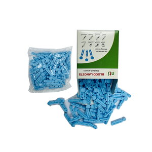 Lancetas de seguridad estériles desechables Easy Twist para el cuidado de la diabetes en personas mayores - Product Image 1