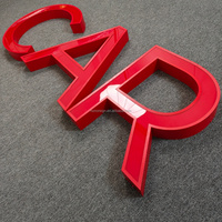 Letrero Personalizado para Tienda, Diseño de Letras con Iluminación LED Frontal, Letrero Luminoso para Negocios en Exteriores