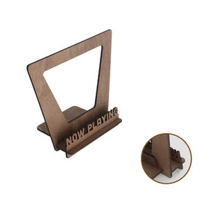 Hot sale Vinyl Record Storage Holder Solid Wood Stand mobile recording stand
