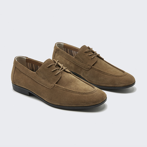 Costume en cuir pur pour hommes, facile à porter, à semelle plate, chaussures italiennes, mode personnalisée, - Product Image 1