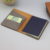 Porte-passeport personnalisé gravé, vierge, en similicuir, pour gravure laser, housse de protection pour passeport de voyage