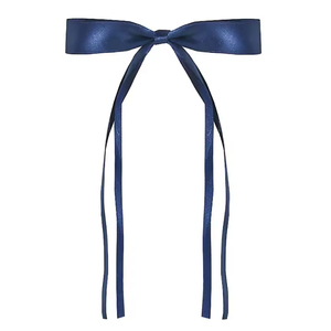 Vente en gros, mode coréenne, barrettes à ruban, pinces à cheveux pour femmes, accessoires pour cheveux, couleur unie, nœud papillon - Product Image 5
